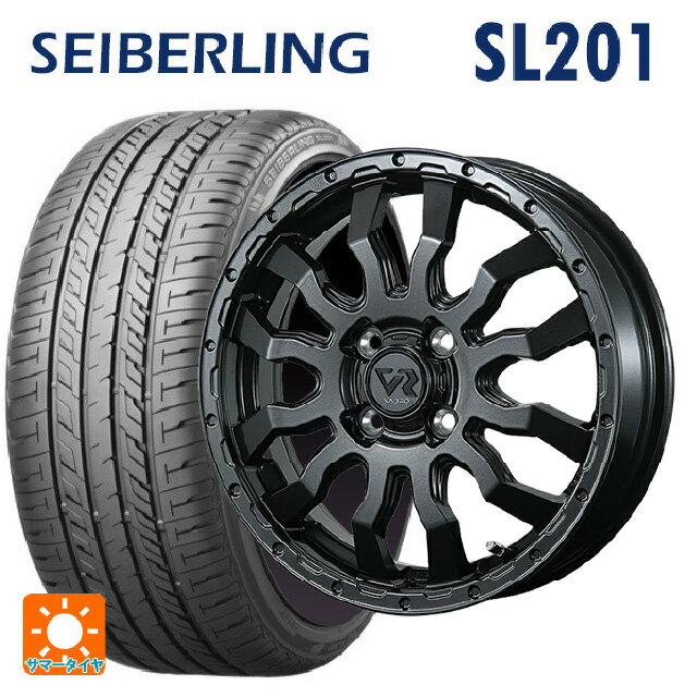 【6/22 20時〜 全品P5倍＆クーポン】165/50R15 73V セイバーリング セイバーリング SL201(ブリヂストン工場生産） トピー ヴァブロ RR-01 GM 15-4.5J 国産車用 サマータイヤホイール4本セット