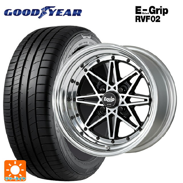 ダイハツ コペン(LA400K)用 165/60R15 77H グッドイヤー エフィシェントグリップ RVF02 ワーク エクイップ 03 BP 新品サマータイヤホイール 4本セット