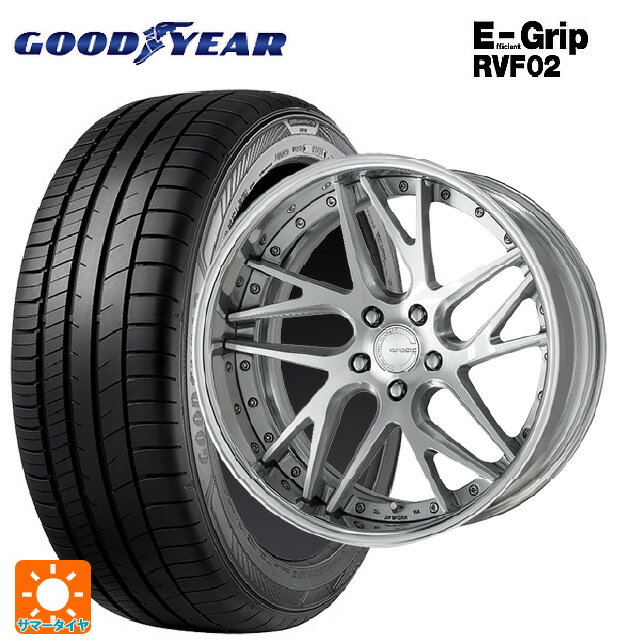 トヨタ アルファード(40系)用 225/55R19 103W XL グッドイヤー エフィシェントグリップ RVF02 # ワーク グノーシス CVX MSL 新品サマータイヤホイール 4本セット