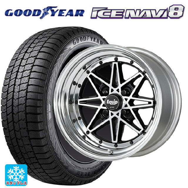 185/70R14 88Q グッドイヤー アイスナビ8 # ワーク エクイップ 03 BP 14-5.5J 国産車用 スタッドレスタイヤホイール4本セット