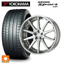 【5/3〜5/6 最大3万円OFFクーポン】225/35R20 90Y XL ヨコハマ アドバンスポーツ V107 正規品 ワーク グノーシス IS 205 BRU 20-8.5J 国産車用 サマータイヤホイール4本セット(2)