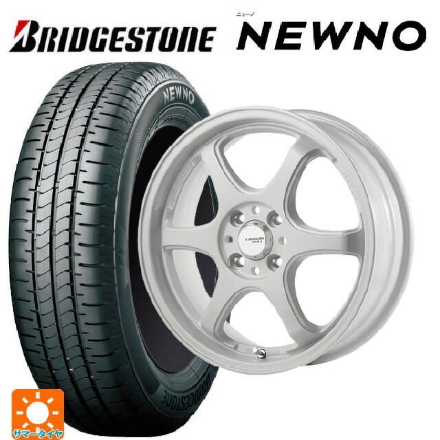 【6/22 20時〜 全品P5倍＆クーポン】165/50R16 75V ブリヂストン ニューノ 正規品 # ゴジゲン ホワイト 16-5.5J 国産車用 サマータイヤホイール4本セット