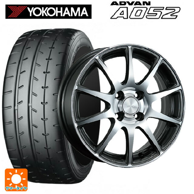 【6/11 1:59迄 全品ポイント5倍】195/55R15 89V XL ヨコハマ アドバン A052 正規品 # ブリヂストン エコフォルム CRS23 GM/N 15-5.5J 国産車用 サマータイヤホイール4本セット