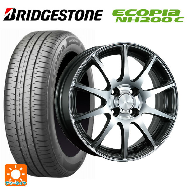 2025年製 185/60R15 84H ブリヂストン エコピア NH200C 正規品(数量限定) ブリヂストン エコフォルム CRS23 GM/N 15-5.5J 国産車用 サマータイヤホイール4本セット
