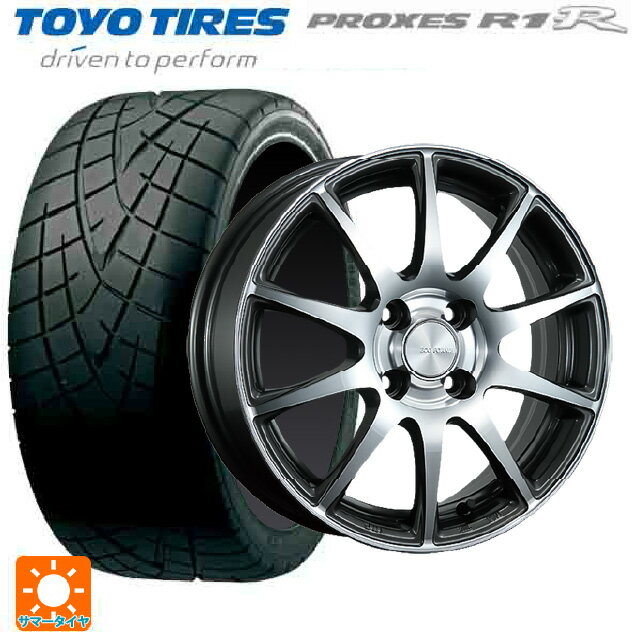 【6/22 20時〜 全品P5倍＆クーポン】165/55R14 72V トーヨー プロクセス R1R ブリヂストン エコフォルム CRS23 GM/N 14-4.5J 国産車用 サマータイヤホイール4本セット