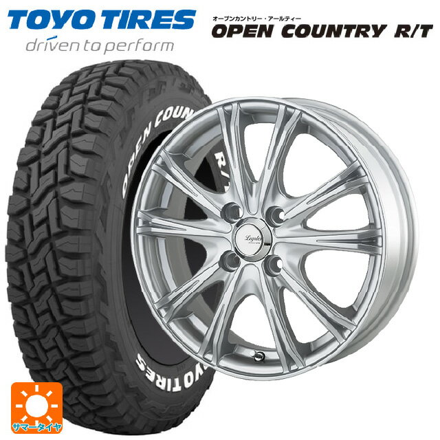 【10/14 20時〜最大3万円OFFクーポン】225/70R16 102Q トーヨー オープンカントリー RT ホワイトレター # ゴジゲン メタリックシルバー 16-6.5J 国産車用 サマータイヤホイール4本セット