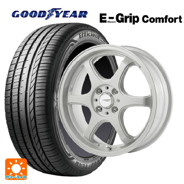165/50R15 73V グッドイヤー エフィシェントグリップ コンフォート ゴジゲン ホワイト 15-5J 国産車用 サマータイヤホイール4本セット