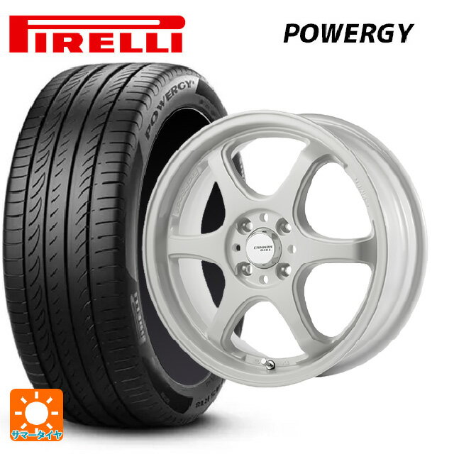 【6/15〜16限定 全品P5倍＆クーポン】185/65R15 88H ピレリ パワジー 正規品 ゴジゲン ホワイト 15-5.5J 国産車用 サマータイヤホイール4本セット