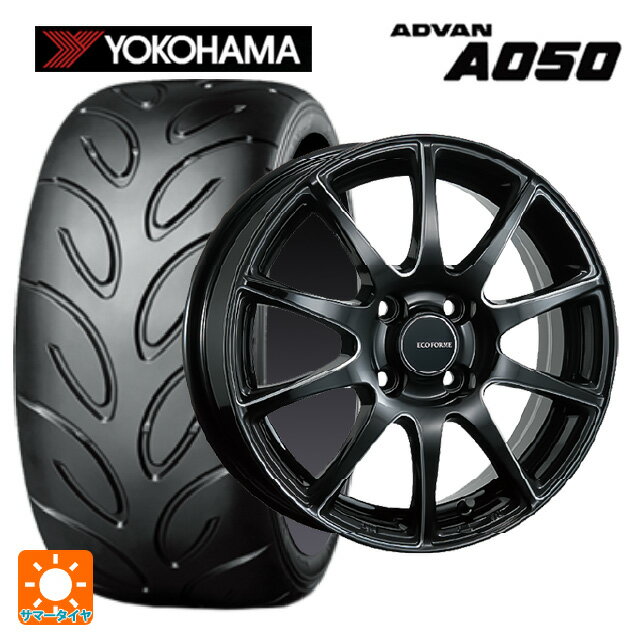 【6/22 20時〜 全品P5倍＆クーポン】165/55R14 72V ヨコハマ アドバン A050 コンパウンド M 正規品 ブリヂストン エコフォルム CRS23 B/MN 14-4.5J 国産車用 サマータイヤホイール4本セット