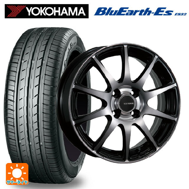 【6/22 20時〜 全品P5倍＆クーポン】155/65R14 75S ヨコハマ ブルーアースEs ES32 # ブリヂストン エコフォルム CRS23 B/NB 14-4.5J 国産車用 サマータイヤホイール4本セット