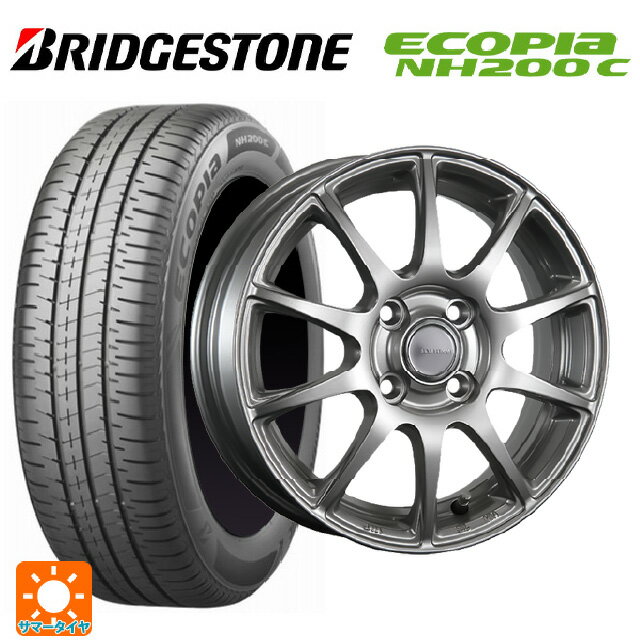 【6/22 20時〜 全品P5倍＆クーポン】175/55R15 77V ブリヂストン エコピア NH200C 正規品 # ブリヂストン エコフォルム SE23 GS 15-5.5J 国産車用 サマータイヤホイール4本セット