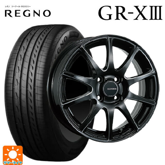 【6/15〜16限定 全品P5倍＆クーポン】185/70R14 88H ブリヂストン レグノ GR-X3 正規品 # ブリヂストン エコフォルム CRS23 B/MN 14-5.5J 国産車用 サマータイヤホイール4本セット