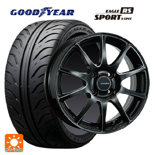 165/55R14 72V グッドイヤー イーグル RS スポーツ S-スペック ブリヂストン エコフォルム CRS23 B/MN 14-4.5J 国産車用 サマータイヤホイール4本セット