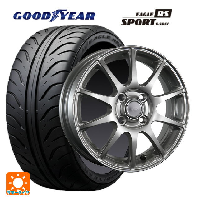 【6/15〜16限定 全品P5倍＆クーポン】165/55R14 72V グッドイヤー イーグル RS スポーツ S-スペック ブリヂストン エコフォルム SE23 GS 14-4.5J 国産車用 サマータイヤホイール4本セット
