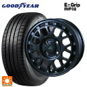 195/65R15 91H グッドイヤー エフィシェントグリップ RVF02 ドゥオール フェニーチェ XC8 マットブラックミルド 15-6J 国産車用 サマータイヤホイール4本セット