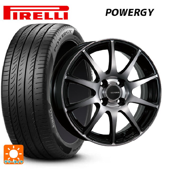 【6/11 1:59迄 全品ポイント5倍】195/55R15 85V ピレリ パワジー 正規品 ブリヂストン エコフォルム CRS23 B/NB 15-5.5J 国産車用 サマータイヤホイール4本セット
