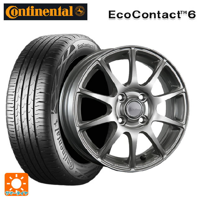 【6/11 1:59迄 全品ポイント5倍】185/65R15 88H コンチネンタル エココンタクト 6 正規品 ブリヂストン エコフォルム SE23 GS 15-5.5J 国産車用 サマータイヤホイール4本セット