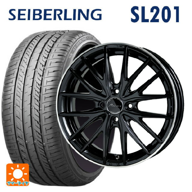【6/15〜16限定 全品P5倍＆クーポン】165/60R14 75H セイバーリング セイバーリング SL201(ブリヂストン工場生産） ホットスタッフ プレシャス アスト M1 BK/リムP 14-4.5J 国産車用 サマータイヤホイール4本セット