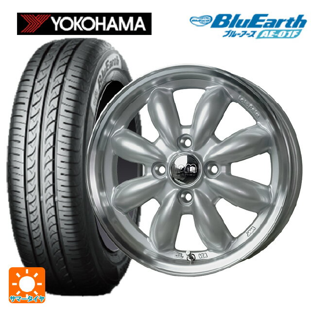 【6/15〜16限定 全品P5倍＆クーポン】185/60R15 84H ヨコハマ ブルーアース AE01F # ホットスタッフ ララパーム カップ2 S/リムP 15-5.5J 国産車用 サマータイヤホイール4本セット