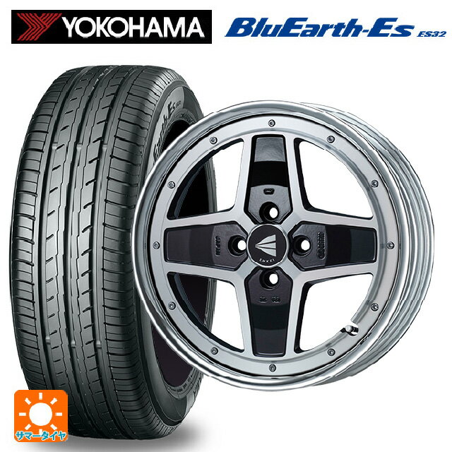 165/50R15 73V ヨコハマ ブルーアースEs ES32 # エンケイ ネオクラシック アパッチ2 マシニングブラック 15-5J 国産車用 サマータイヤホイール4本セット