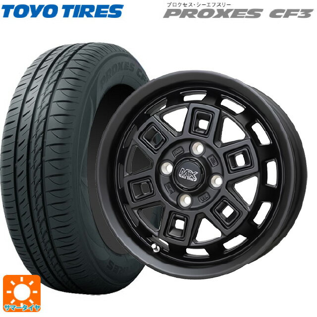 165/65R14 79H トーヨー プロクセス CF3 ホットスタッフ マッドクロス アイヴァー MTBK 14-5J 国産車用 サマータイヤホイール4本セット