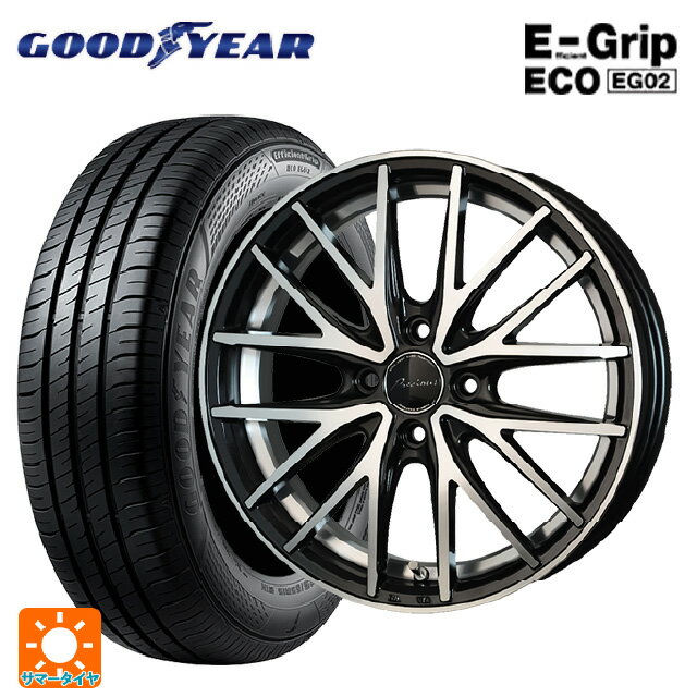 【6/15〜16限定 全品P5倍＆クーポン】165/50R16 75V グッドイヤー エフィシェントグリップ エコ EG02 ホットスタッフ プレシャス アスト M1 (数量限定) MB/P 16-5J 国産車用 サマータイヤホイール4本セット