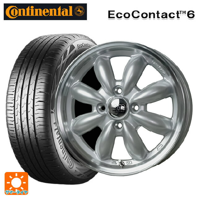 【6/11 1:59迄 全品ポイント5倍】175/65R15 84H コンチネンタル エココンタクト 6 正規品 ホットスタッフ ララパーム カップ2 S/リムP 15-5.5J 国産車用 サマータイヤホイール4本セット