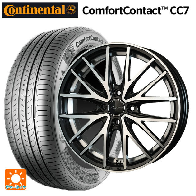 【6/22 20時〜 全品P5倍＆クーポン】195/55R15 85V コンチネンタル コンフォートコンタクト CC7 正規品 ホットスタッフ プレシャス アスト M1 (数量限定) MB/P 15-5.5J 国産車用 サマータイヤホイール4本セット