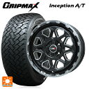 215/65R16 98T グリップマックス インセプション A/T ホワイトレター レアマイスター LMG モンタグナ ブラックポリッシュ/ブラッククリア 16-6.5J 国産車用 サマータイヤホイール4本セット