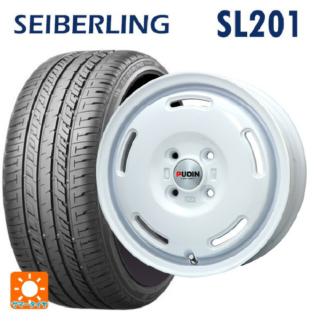 ミツビシ デリカミニ(FF車)(B3系)用 165/55R15 75V セイバーリング セイバーリング SL201(ブリヂストン工場生産） プレミックス プディン ホワイト 新品サマータイヤホイール 4本セット