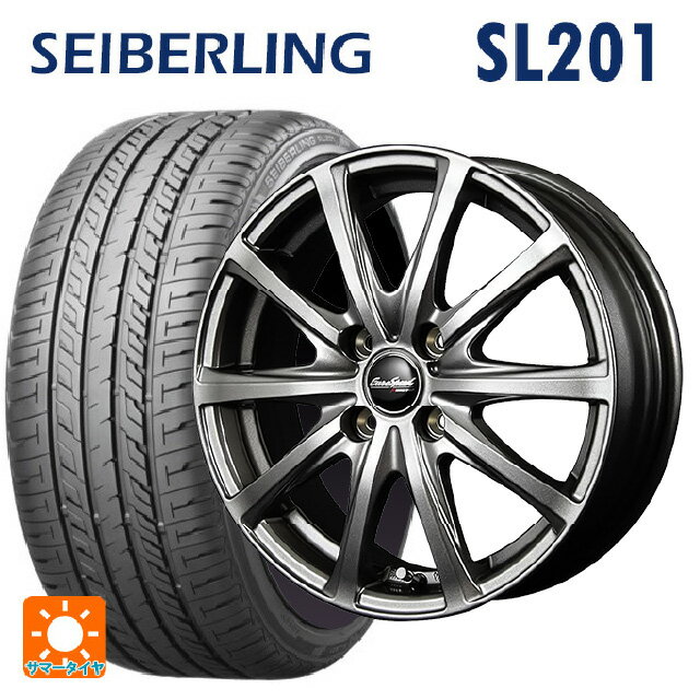 165/50R15 73V セイバーリング セイバーリング SL201(ブリヂストン工場生産） エムアイディー MIDホイール V25 メタリックグレー 15-4.5J 国産車用 サマータイヤホイール4本セット