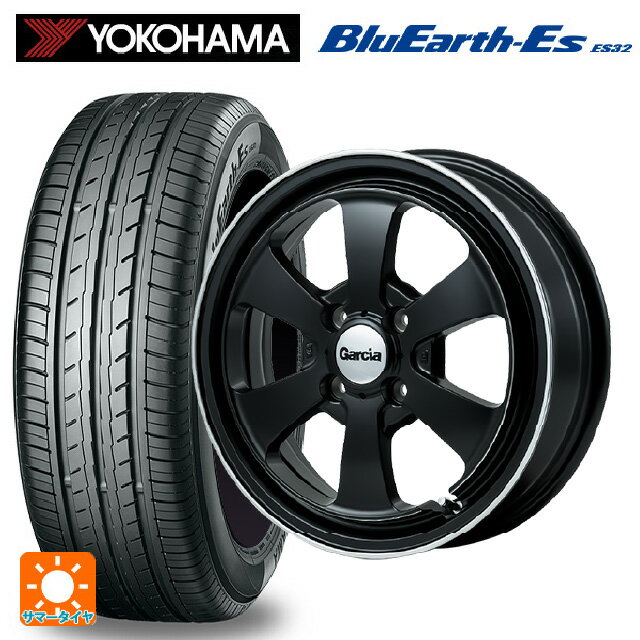 【6/22 20時〜 全品P5倍＆クーポン】165/55R14 72V ヨコハマ ブルーアースEs ES32 エムアイディー ガルシア ダラス6 セミグロスブラック/デュアルポリッシュ 14-4.5J 国産車用 サマータイヤホイール4本セット