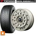 ミツビシ デリカミニ(4WD車)(B3系)用 165/60R15 77H ヨコハマ ジオランダー CV G058 正規品 エムアイディー ナイトロパワー H12 ショットガン タクティカルエディション セミグロスサンドベージュ 新品サマータイヤホイール 4本セット