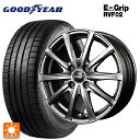 165/65R14 79H グッドイヤー エフィシェントグリップ RVF02 エムアイディー MIDホイール V25 メタリックグレー 14-4.5J 国産車用 サマータイヤホイール4本セット