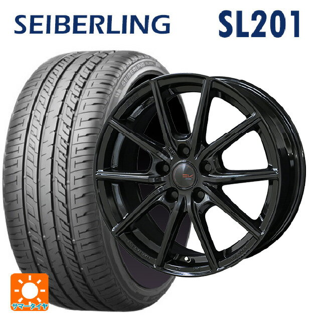 在庫有 【6/15～16限定 全品P5倍＆クーポン】165/55R14 72V セイバーリング セイバーリング SL201(ブリヂストン工場生産） 共豊 ザインEK # ソリッドブラック 14-4.5J 国産車用 サマータイヤホイール4本セット
