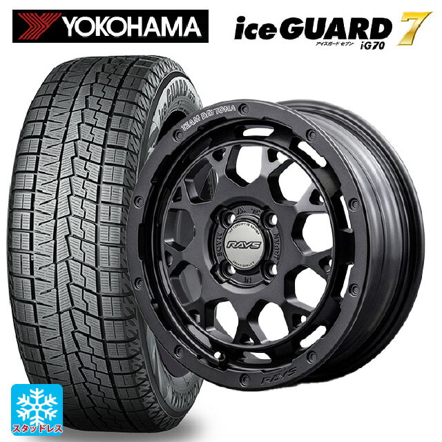 165/50R15 73Q ヨコハマ アイスガード7(IG70) レイズ チームデイトナ M9+ スペックm AOJ 15-5J 国産車用 スタッドレスタイヤホイール4本セット