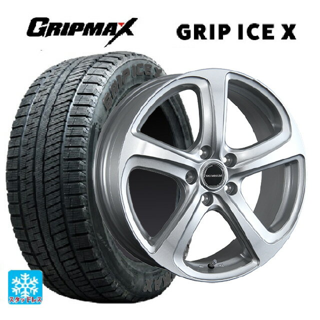 【6/22 20時〜 全品P5倍＆クーポン】在庫有 215/60R16 95T グリップマックス グリップアイスX ブラックレター ブリヂストン バルミナ ZR5 S 16-6.5J 国産車用 スタッドレスタイヤホイール4本セット