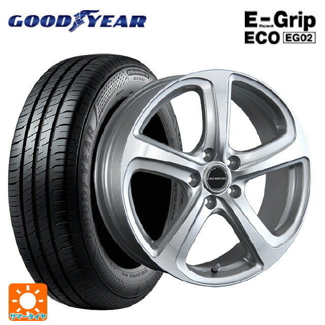215/60R16 95H グッドイヤー エフィシェントグリップ エコ EG02 ブリヂストン バルミナ ZR5 S 16-6.5J 国産車用 サマータイヤホイール4本セット