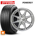 【10/27 10:59迄 全品P5倍&クーポン】215/45R17 91W XL ピレリ パワジー 正規品 共豊 ザインEK シャインシルバー 17-7J 国産車用 サマータイヤホイール4本セット
