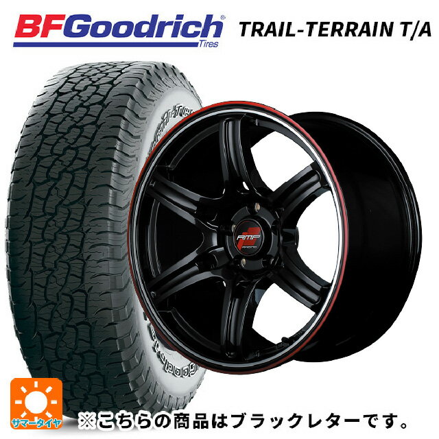 ホンダ ZR-V(RZ4)用 225/55R18 102H XL BFグッドリッチ トレイルテレーン T/A ブラックレター 正規品 アールエムピーレーシング R60 クリスタルブラック／デュアルポリッシュ／レッド＆クリア 新品サマータイヤホイール 4本セット