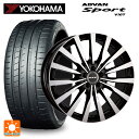 【6/22 20時~ 全品P5倍&クーポン】メルセデスベンツ GLS(X166)用 255/55R19 111Y XL ヨコハマ アドバンスポーツ V107 正規品 阿部商会 マック クローネ ブラックミラー 新品サマータイヤホイール 4本セット
