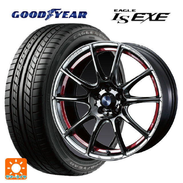 【抽選で最大100％ポイントバック】ニッサン ノートオーラ(E13)用 205/50R17 93V XL グッドイヤー イーグル LS EXE # ウェッズ ウェッズスポーツ SA25R RLC 新品サマータイヤホイール 4本セット