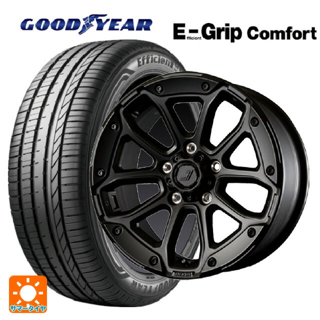 トヨタ プリウス(60系)用 195/65R16 92H グッドイヤー エフィシェントグリップ コンフォート ジェプセン MJCR216 ステルスブラック 新品サマータイヤホイール 4本セット