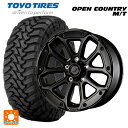ジープ ラングラー(JL系)用 265/70R17 121P トーヨー オープンカントリー MT ブラックレター ジェプセン MJCR216 ステルスブラック 新品サマータイヤホイール 5本セット