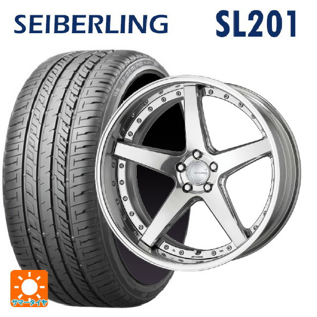 【6/22 20時〜 全品P5倍＆クーポン】225/35R19 88W XL セイバーリング セイバーリング SL201(ブリヂストン工場生産） ワーク グノーシス CVF PP2 19-8J 国産車用 サマータイヤホイール4本セット