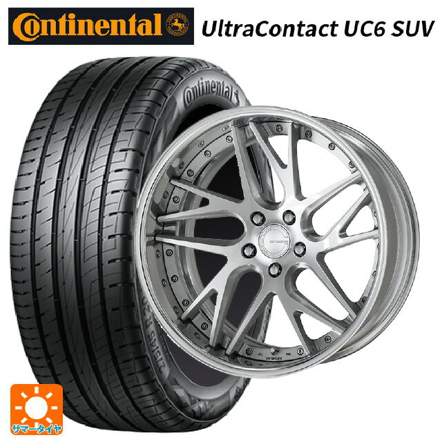 トヨタ アルファード(40系)用 225/55R19 99V コンチネンタル ウルトラコンタクト UC6 SUV 正規品 ワーク グノーシス CVX BRU 新品サマータイヤホイール 4本セット