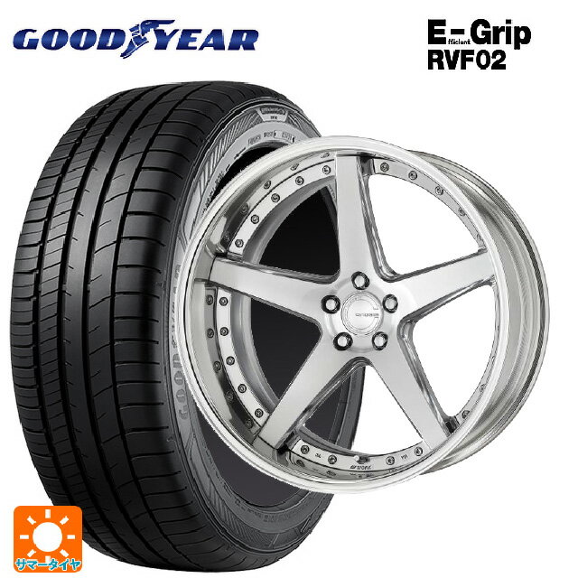 トヨタ アルファード(40系)用 225/55R19 103W XL グッドイヤー エフィシェントグリップ RVF02 # ワーク グノーシス CVF PBU 新品サマータイヤホイール 4本セット