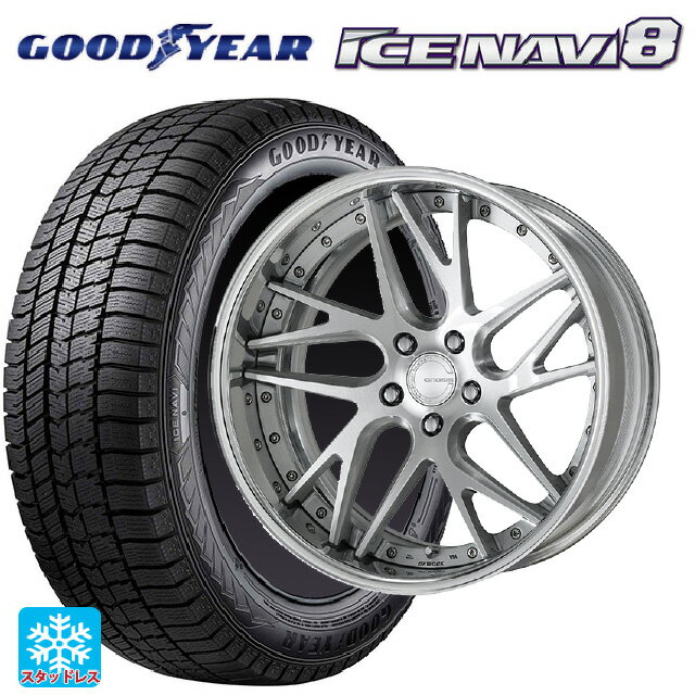 【6/22 20時〜 全品P5倍＆クーポン】2024年製 245/45R19 102Q XL グッドイヤー アイスナビ8 # ワーク グノーシス CVX BRU 19-8.5J 国産車用 スタッドレスタイヤホイール4本セット