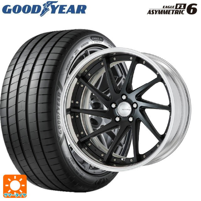 【6/22 20時〜 全品P5倍＆クーポン】225/35R19 88Y XL グッドイヤー イーグル F1 アシメトリック6 # ワーク グノーシス CVS MBL 19-8J 国産車用 サマータイヤホイール4本セット