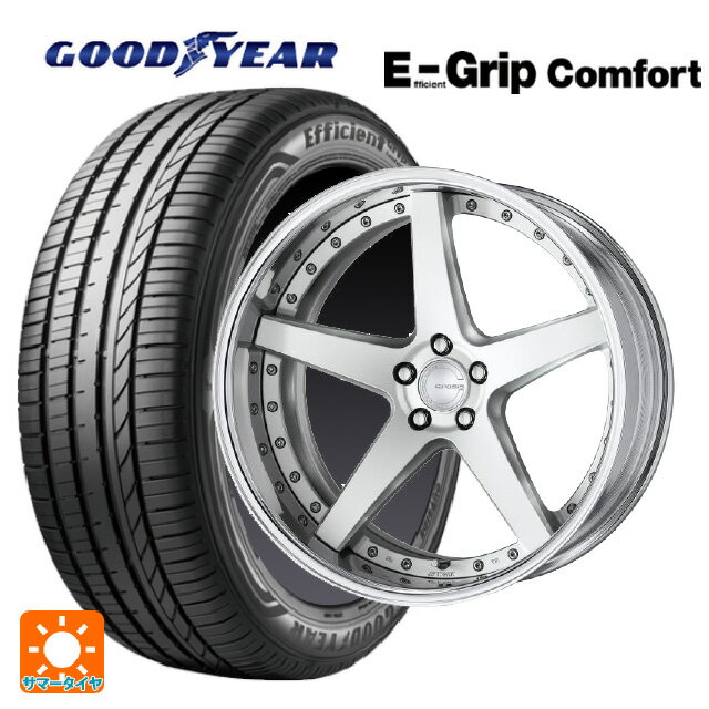 【6/15〜16限定 全品P5倍＆クーポン】245/40R20 99W XL グッドイヤー エフィシェントグリップ コンフォート ワーク グノーシス CVF MSL 20-8.5J 国産車用 サマータイヤホイール4本セット